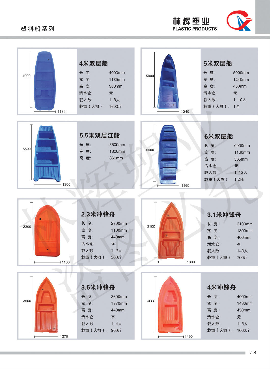 塑料渔船